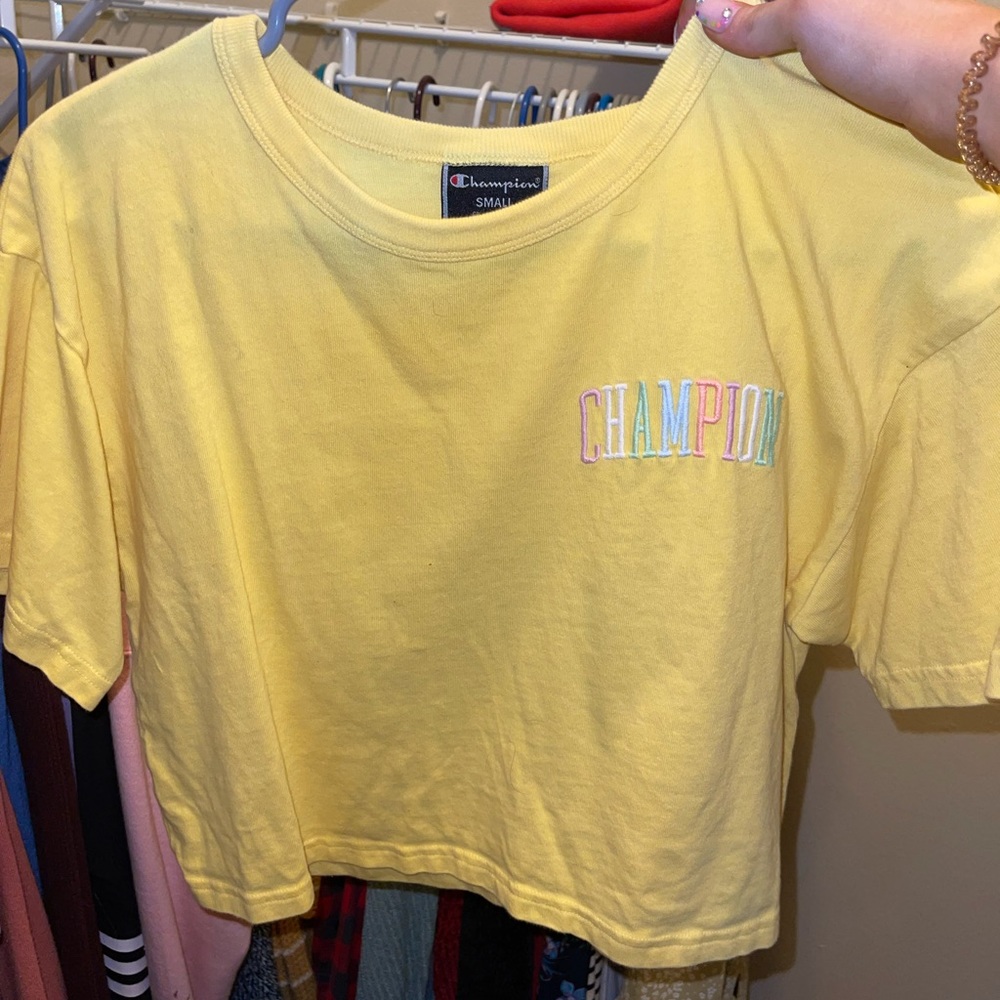 Champion multicolored pastel crop top